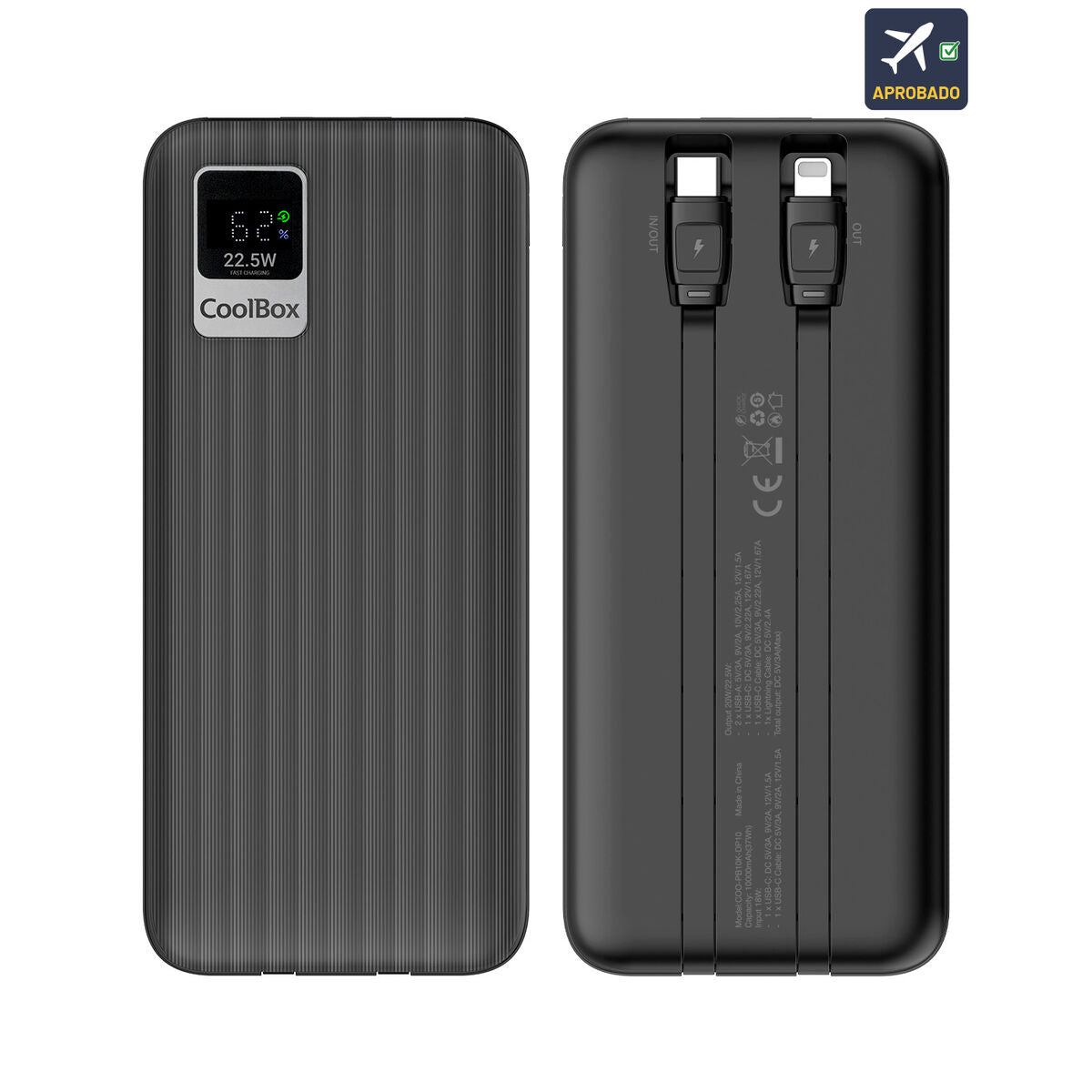 Powerbank CoolBox COO-PB10K-DP10