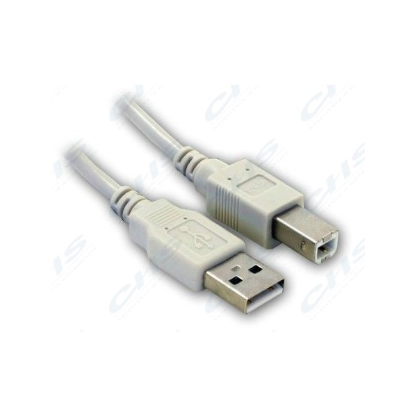 WIRETEK kábel USB Összekötő A-B, 1.8m, Male/Male (WU4AE) (WU4AE)